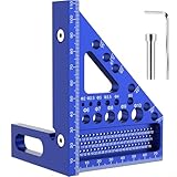 Photo Gallery righello 3d in lega di alluminio con marcatori ad angolo multiplo e posizionamento della foratura per misurazioni accurate in falegnameria e costruzione Photo Gallery righello 3d in lega di alluminio con marcatori ad angolo multiplo e posizionamento della foratura per misurazioni accurate in falegnameria e costruzione