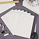 CABODYALS 20 Stück 23cm Weiße Stickschaumplatten Rechteckige Schaumstoffplatten Papierkern Back/Plakatplatte Leichte 3D Bestickte Eva Schaumstoffplatten Für Präsentationen Hochzeitsprojekte Kunsthand