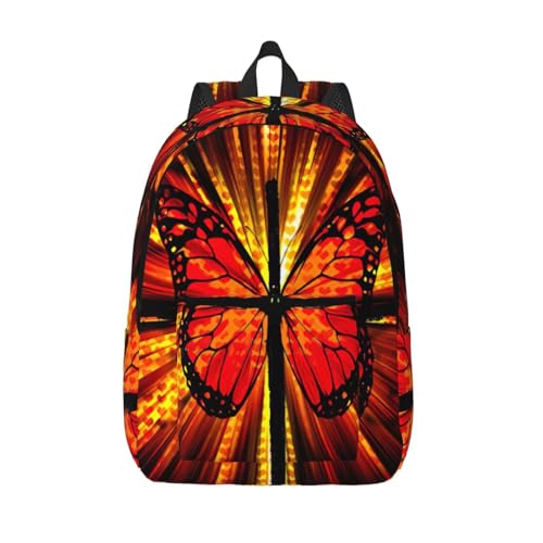 Sac à dos ordinateur voyage femme homme grand sac universitaire orange