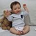 Produktbild ZIYIUI Reborn Baby-Puppe Weiches Vinylsilikon Realistisch Baby Puppe lebensecht Reborn Baby Junge Mädchen Handgemacht Neugeborene Echte Babypuppe (Reborn Babys Junge)