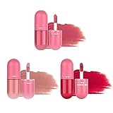 【Feuchtigkeitsspendende Formel】 Der Lipgloss wird mit einer einzigartigen feuchtigkeitsspendenden Formel hinzugefügt, die die Feuchtigkeit in den Lippen einschließen kann. Gibt Ihnen gesunde Inhaltsstoffe für die Lippenpflege, um Schuppenbildung zu reduzieren und ein mattes Finish zu erzielen. Es spendet Feuchtigkeit im Inneren, ohne Ihre Lippen auszutrocknen, und hinterlässt Ihre Lippen weich, glatt, leicht und nicht klebrig, wodurch Ihre Lippen attraktiver, voller und attraktiver aussehen.