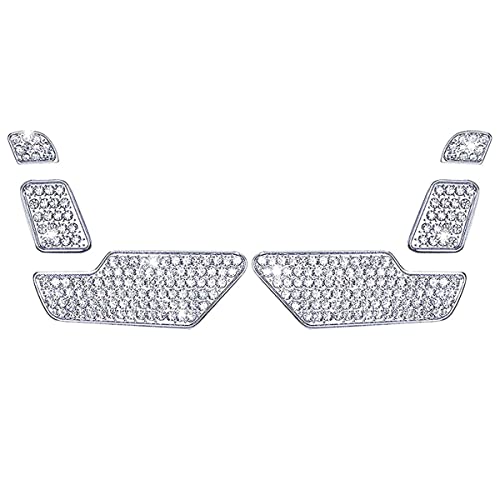 TopDall Type C Bling Crystal Rhinestone Seat Adjust Buttons Control Caps for Mercedes-Benz
