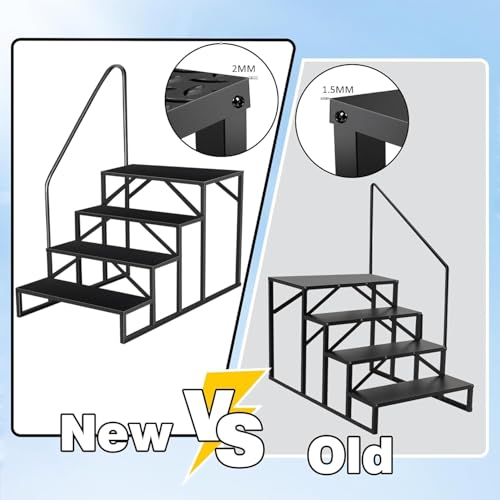 Escalera para piscina elevada con pasamanos miniatura 3