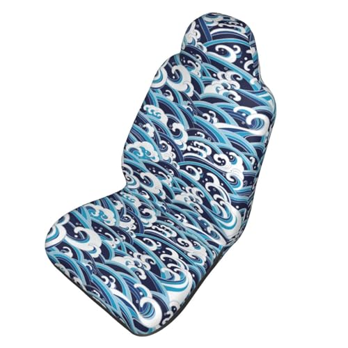 Housse de protection pour siège auto ZORIN impression 3D bleue - 2
