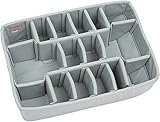 SKB Cases 5DV-22158-TT iSeries 2215-8 Think Tank Designed Divider Set Fits with 3i-2215-8 Cases, (2) Nylex-Wrapped Heavy Duty Hinged Dividers, (13) Nylex-Wrapped Closed Cell Foam Pads