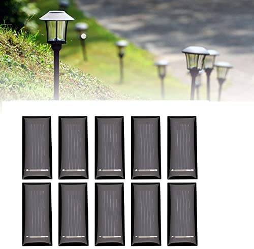 Mini-Solarmodul, 0,5 V, 100 MA, tragbares polykristallines Solarpanel, DIY-Solarmodul, hocheffizientes Ladegerät, 10 Stück