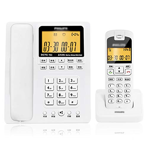Kabelloses Telefon Telefon Business digital Schnurloses Telefon Mutter Maschine Square Festnetz festnetztelefon (Farbe : B)