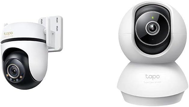 Tapo C230/A TP-Link Tapo Outdoor Camera, WiFi Network Camera, Wireless/Wired Connections, Tapo C530WS + 3K 5MP Network Wi-Fi Camera,