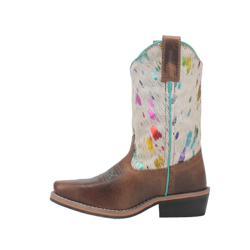 Dan Post Girls' Little Rumi Western Boot Broad Square Toe - Dpc39083