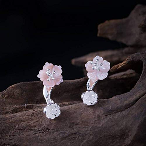 Boucles d'oreilles pour filles en forme de fleur vintage, le cadeau S925 idéal