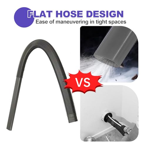 Image of Dryer Vent Cleaner Kit Compatible with Shark Vacuum Hose Attachment, Cleaning Tools for Dryer Vents, Dryer Lint Cleaner for Series NV350, NV351, NV352, NV353,NV360,NV500, NV501 NV752 NV751