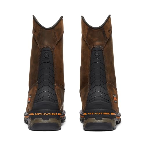 Timberland PRO Timberland PRO Men's Boondock Pull-On Composite Safety Toe Puncture Resistant Insulated Waterproof Industrial Work Boot, Brown-2024 NEW, 15 W US