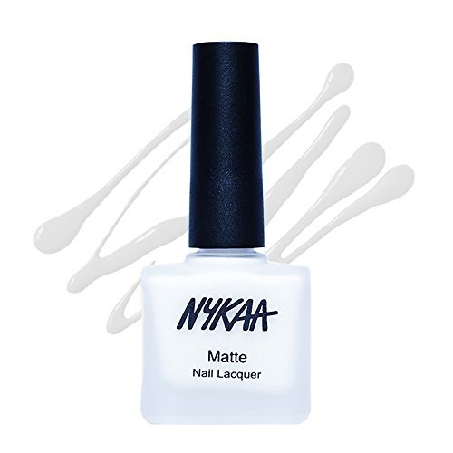 Nykaa Matte Nail Enamel - white chocolate ganache (Shade No. 7) 9 ml