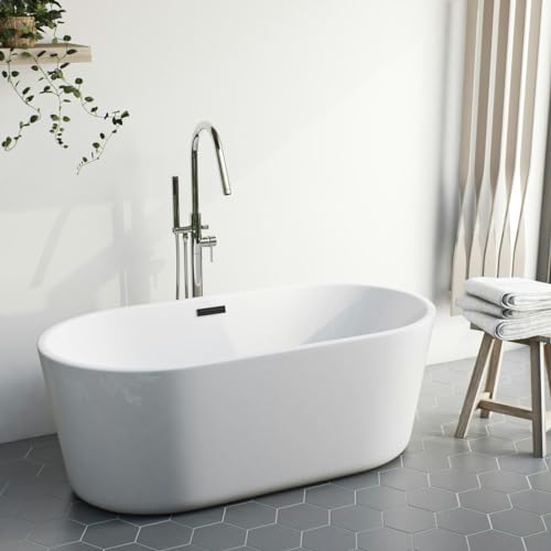 Mitigeur de bain-douche autoportant à débit d'eau rond et fluide