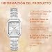 Imagen de OFFCUP Reloj Analógico para Mujer de Cuarzo con Correa en Acero Inoxidable