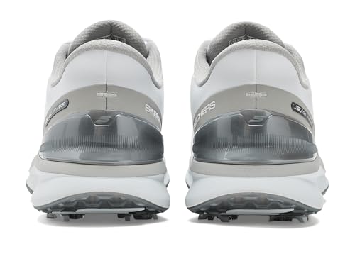 Skechers Men's Blade Tour Slip-in Waterproof Golf Shoe Sneaker, White, 11