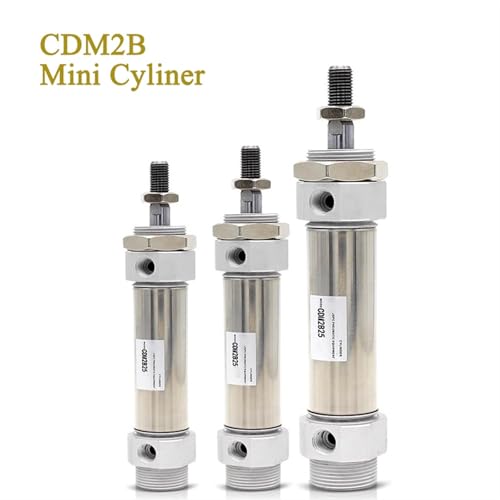 Cilindro magnético CDM2B de 20mm mini cilindro de aire neumático de 100mm 2