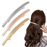 Contenu de l'emballage : Vous recevrez 3 pinces à cheveux de 10 x 0,8 cm, parfaites pour ajouter une touche d'élégance à votre coiffure.