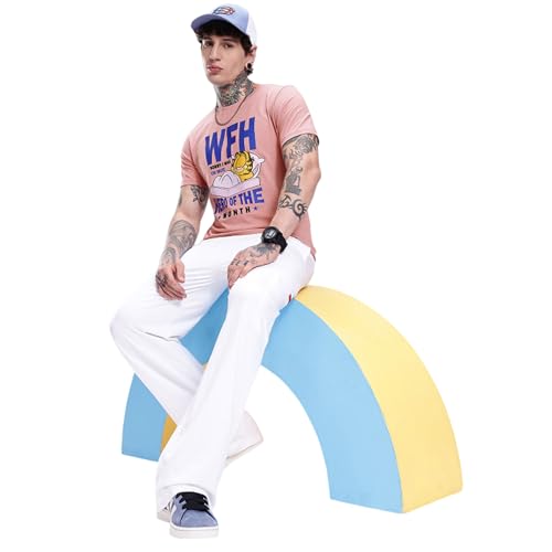 Image of Amazon Brand - INKAST Men Printed Half Sleeve Cotton T Shirt | Regular Fit