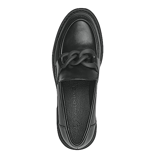 Image of MARCO TOZZI Women's Elegant Vegan Loafer with Heel
