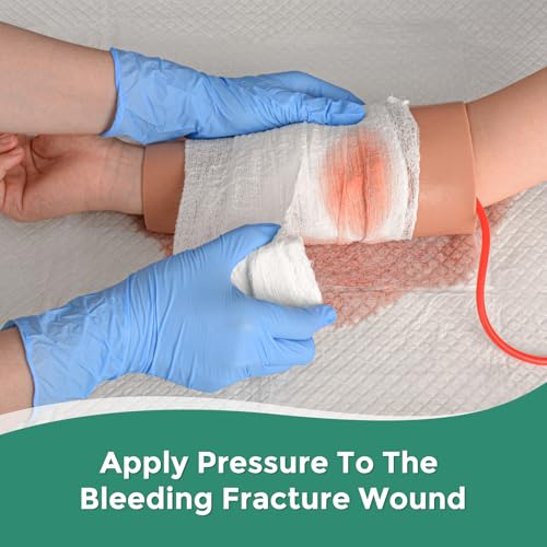 Image of Open Fracture Wound Sleeve, Wound Dressing Training Model, Stop the Bleeding Training Kit for Medical Education