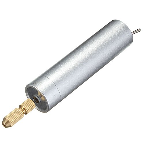 Yakamoz 0.7-1.2Mm Mini Micro Electric Aluminum Hand Portable Handheld Drill With 15Pcs Drill Bits, 2A Power Supply Included #TOP3