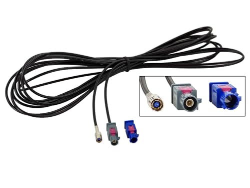 Rallonge d'antenne Fakra C/G vers SMB femelle de 5m pour signaux DAB et GPS