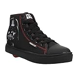 Heelys Heelys Hustle Em (HE101057) Chaussures à Talons à roulettes pour Homme, Noir/Rouge, Pointure 39