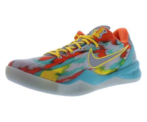 Jordan Men's Nike Kobe 8 Protro “Venice Beach” Size 9 Stadium Grey/Metallic Silver-Tour Yellow (FQ3548-001)