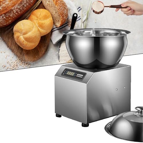 Commercial Dough Mixer, Dual Rotating Kneading Machine for Pizza Dough, Ideal for Bakeries and Restaurants