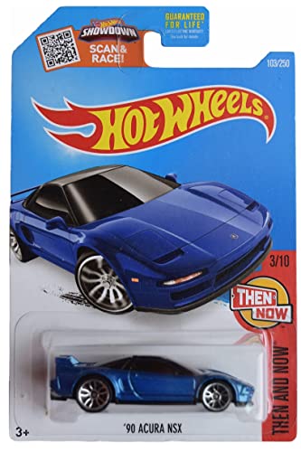 Hot Wheels Acura NSX Escala 1:64 Azul miniatura 1