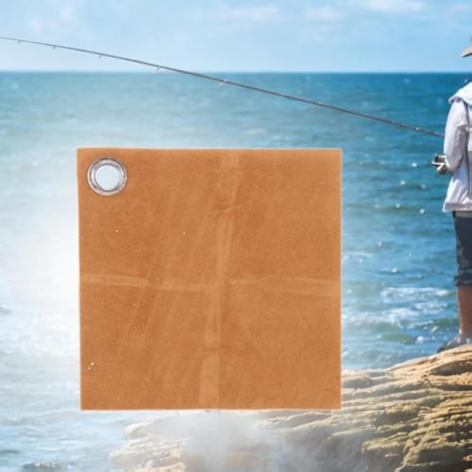 Fly Fishing Dryer Patch Fishing Line Cleaner Towel