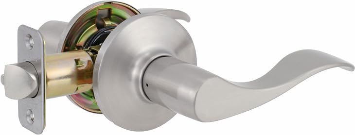 Logan Passage (Hall/Closet) Door Lever Satin Nickel