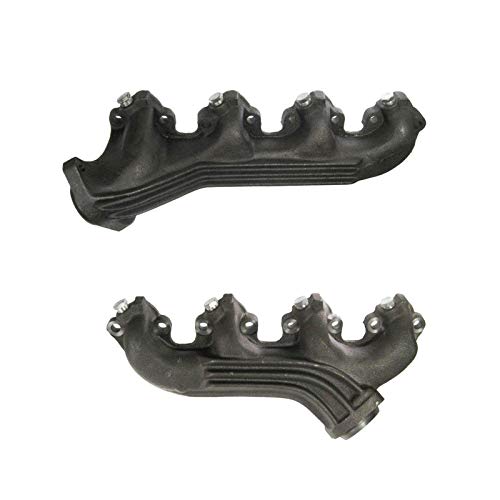 Exhaust Manifolds Pair Set for 75-87 Ford F-Series Pickup Truck E-Series 7.5L V8