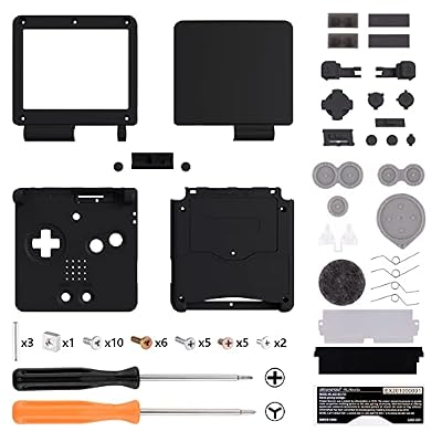 eXtremeRate Carcasa para Gameboy Advance SP, Funda Protector Placa Cubierta con Botones, Compatible con Todos IPS y LCD Estándar - Sin Consola ni Pantalla IPS, Negro | Ya disponible en tu tienda friki favorita! En mundofriki.es! eXtremeRate Carcasa para Gameboy Advance SP, Funda Protector Placa Cubierta con Botones, Compatible con Todos IPS y LCD Estándar - Sin Consola ni Pantalla IPS, Negro | Ya disponible en tu tienda friki favorita! En mundofriki.es!