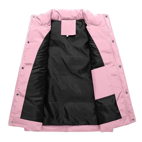 Lightweight Puffer Vest Men Big and Tall Warm Vest Zip Up Sleeveless Coat Casual Winter Vest with Pockets4