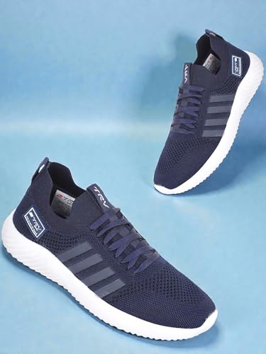 Image of TRV KnitComfort Laceup Sneaker-Lightweight Breathable Walking Shoe for dailywear N-95-P
