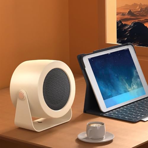 Calefactor interior eléctrico y portátil con 2 modos de calor para el dormitorio o la oficina 3