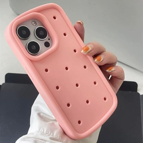Coque silicone iPhone 13 Pro Max anti-surchauffe rose