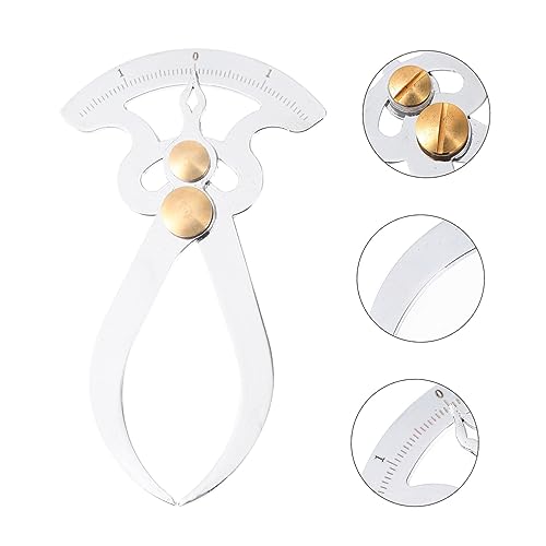 Calibrador de brechas portátil de acero inoxidable PRETYZOOM para medición precisa de diámetro interior y exterior, medidor confiable de espesor, herramienta ligera para uso personal y profesional miniatura 5