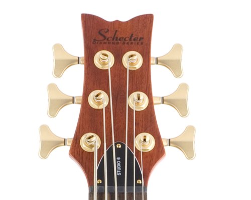 Schecter Stiletto Studio-6 Electric Bass (6 String, Honey Satin) #TOP3