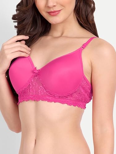 Image of FIMS - Fashion is my style Women Lace Padded Bra Lightly Pad Full Coverage