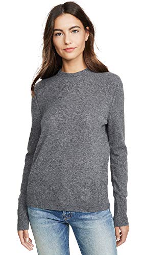 EQUIPMENT Women's Sanni Crew Sweater, Heather Grey, Large