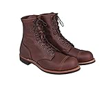 Indian Motorcycle Men's Leather Spirit Lake Boot x Red Wing Shoes, Brown - 12
