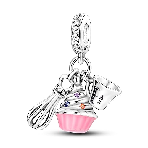 Hapour 925 Sterling Silver Charms for Bracelets Necklace European Jewelry Pendant Beads Charm for Women Mom