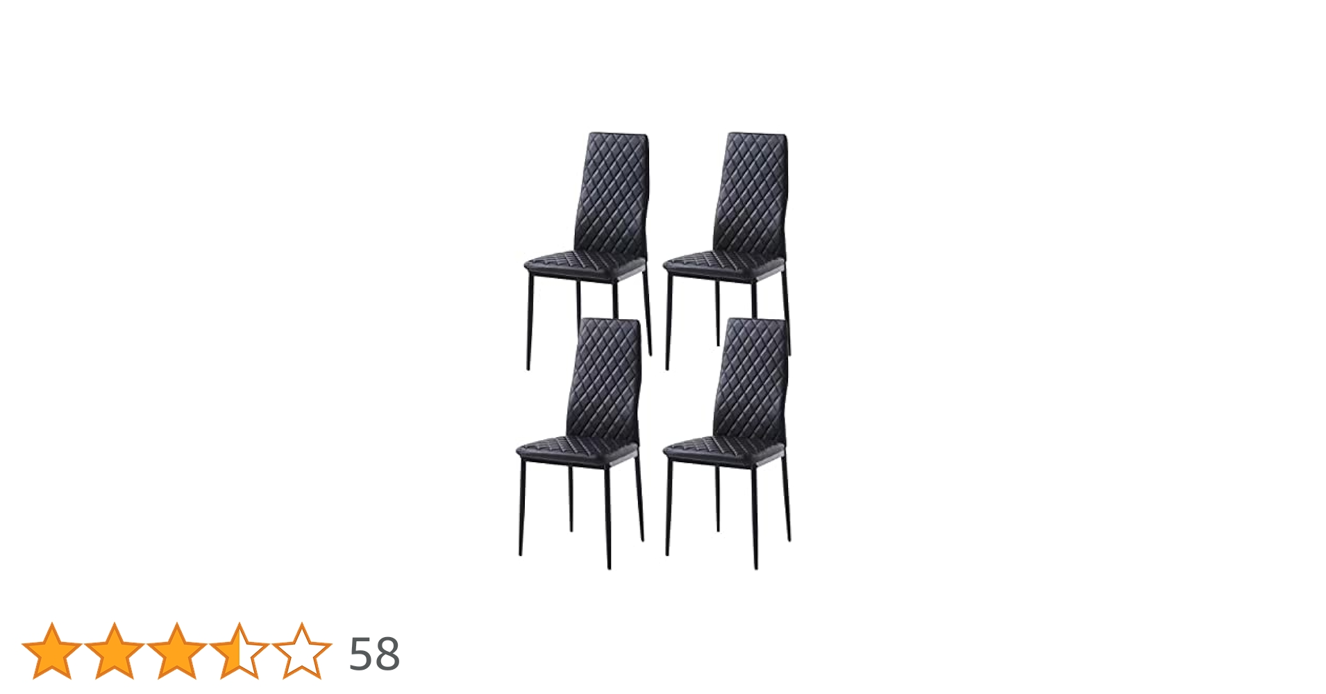 【4脚】【ブラック】ダイニングチェア 椅子 イス レザー 食卓椅子 レトロ 北欧 Amazon｜ダイニングチェア 4脚セット レザー 椅子 イス 食卓椅子