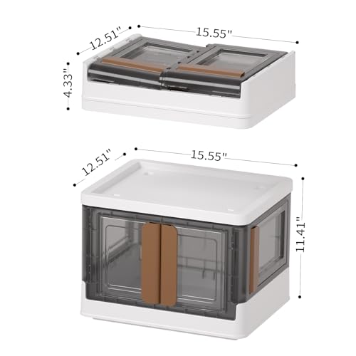 HAIXIN 6.86 Gal Collapsible Storage Bins with 4 Directions Opening, 3 Pack by HAIXIN - Image 6