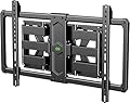 USX MOUNT Ultra Slim TV Wall Mount for Most 37-90 inch Television, Full Motion TV Mount Dual Swivel Articulating Tilt 6 Arms, Up to 120lbs, VESA 600x400mm, Max 16" Wood Studs, XML612-K
