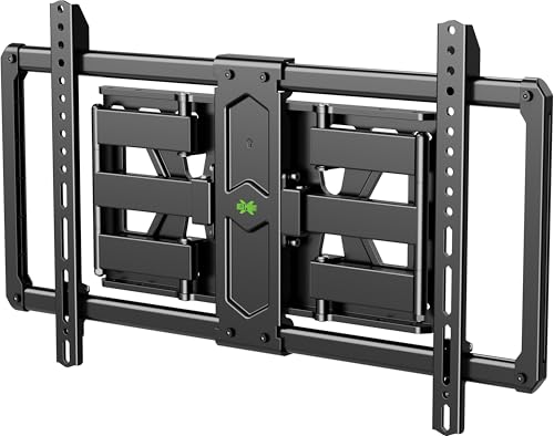 USX MOUNT Ultra Slim TV Wall Mount for Most 37-90 inch Television Full Motion TV Mount Dual Swivel Articulating Tilt 6 Arms Up to 120lbs VESA 600x400mm Max 16 Wood Studs XML612-K