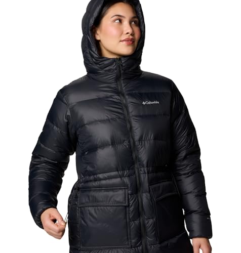 Columbia Harmony Falls Mid Down Jacket, Riflettente, Idrorepellente, Piumino Certificato Rds, Potere Riempitivo 650, Cappuccio Regolabile, Tasche Con Cerniera, Polsini Elastici - Da Donna - 6